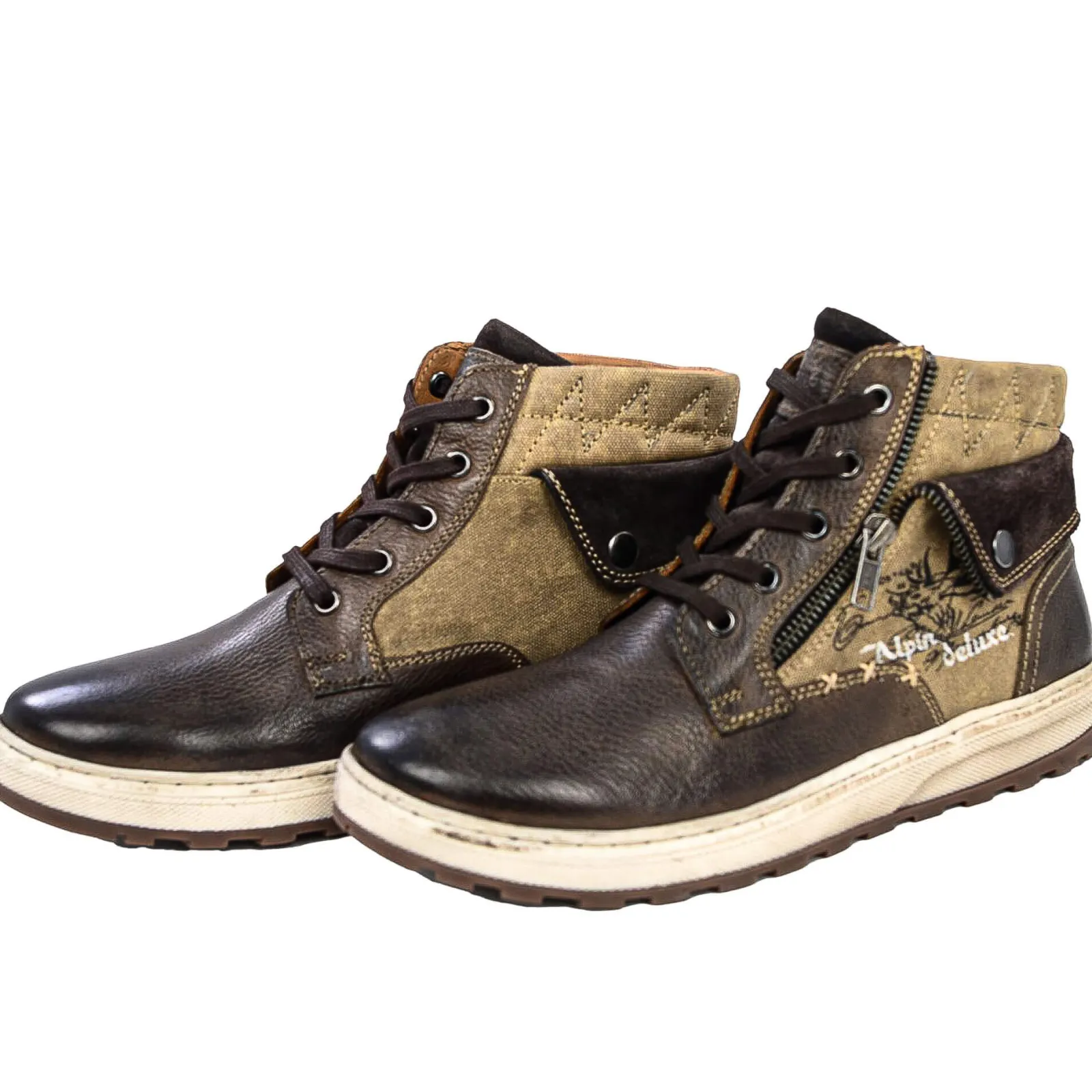 Zillertaler Trachtenwelt Herren Schuh "Fred", -Vintage Braun Online