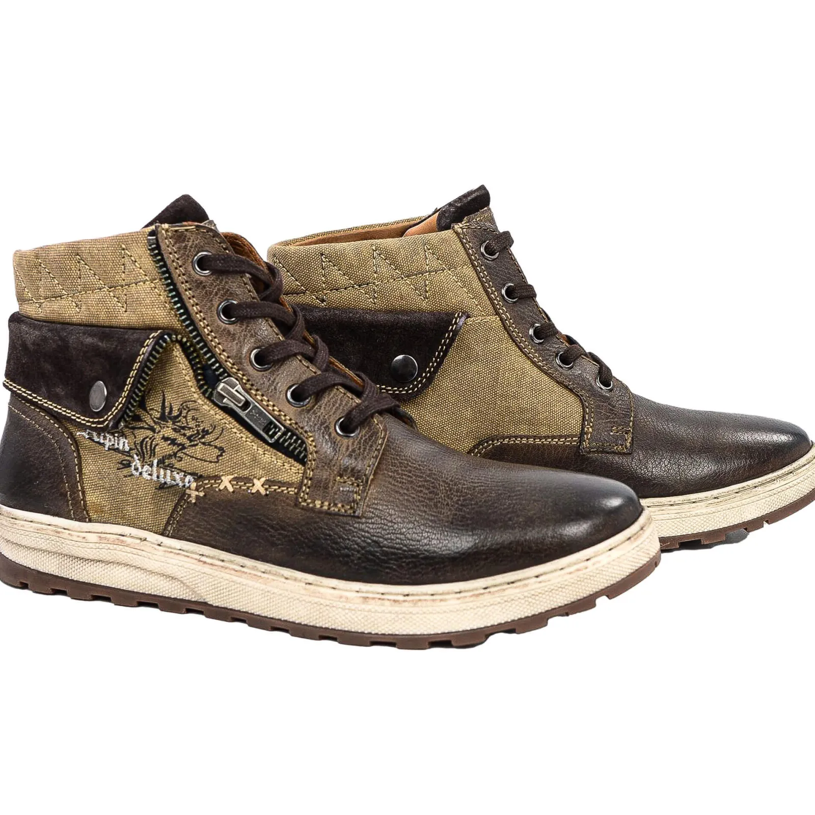 Zillertaler Trachtenwelt Herren Schuh "Fred", -Vintage Braun Online